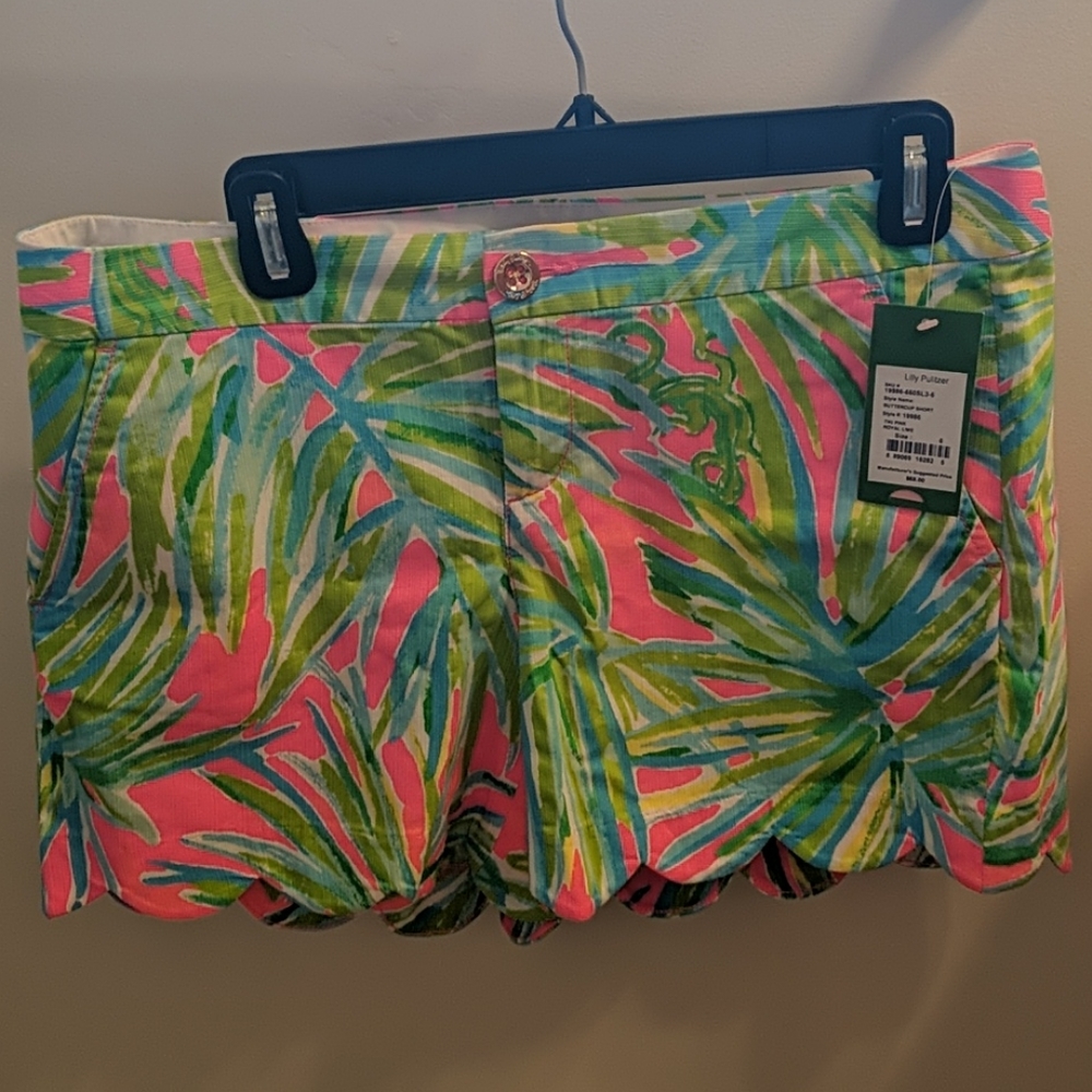 Lilly Pulitzer buttercup shorts, 6 NWT